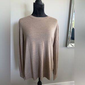Katherine Barclay Light Taupe Crewneck Sweater

#113